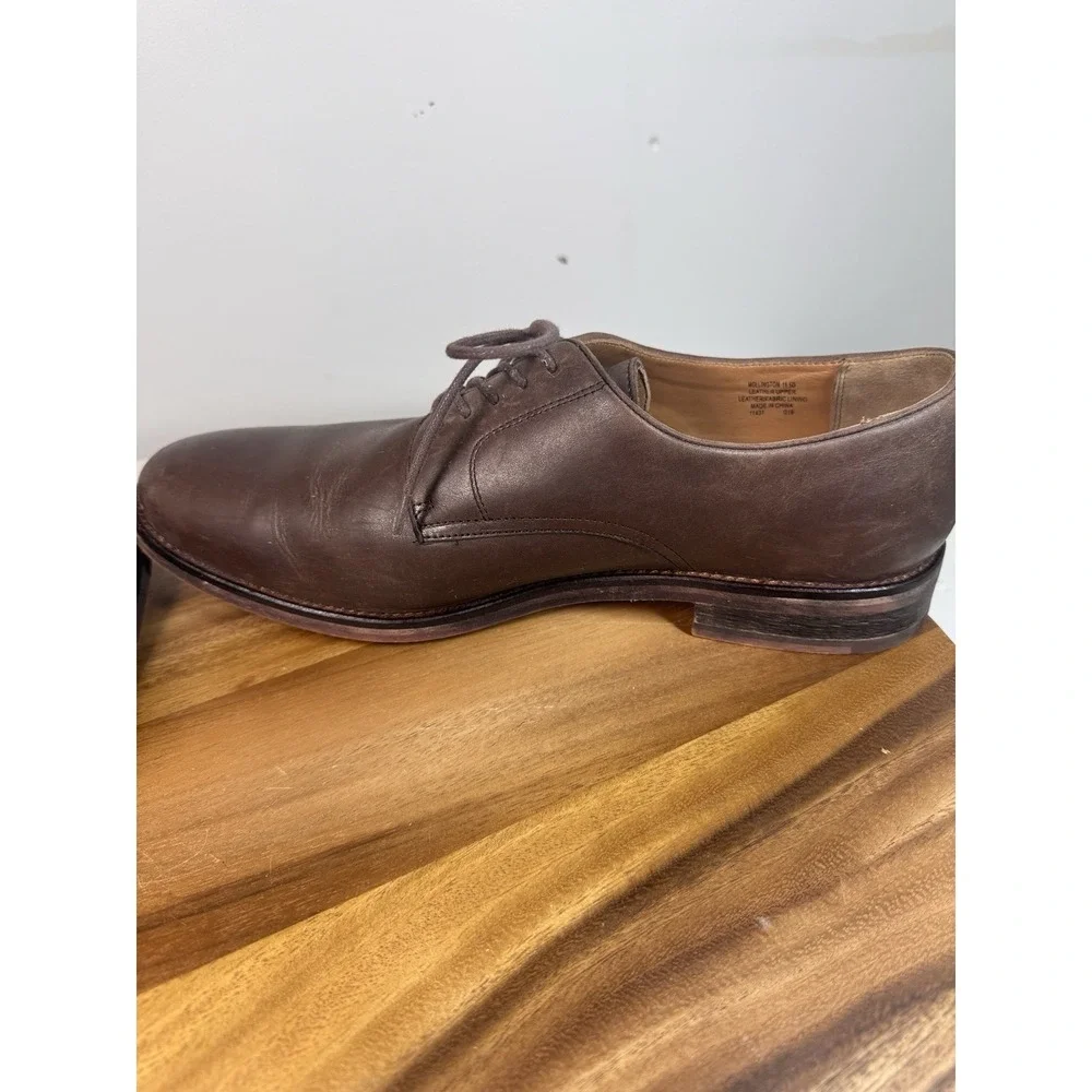 Polo Ralph Lauren Mollington Brown Leather Lace Up Shoes‎ Mens Size 11.5